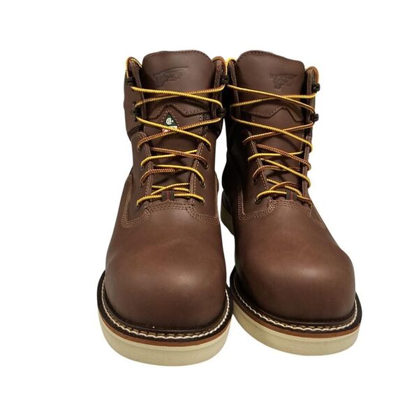 Red Wing Men’s Lace-up CSA Safety Toe Work Boots 9D Brown Slip Oil Resistant NEW main image 5
